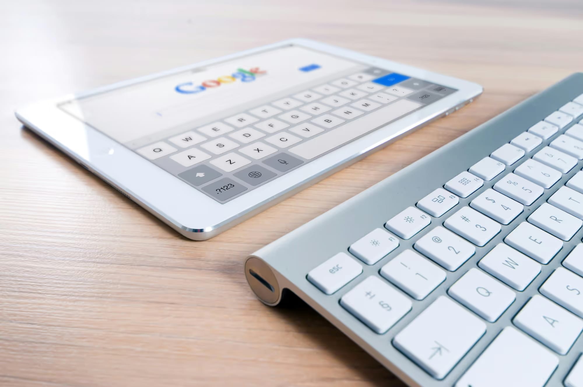 Google search results on a laptop for a Utah business using web design, Local SEO, and Google Ads